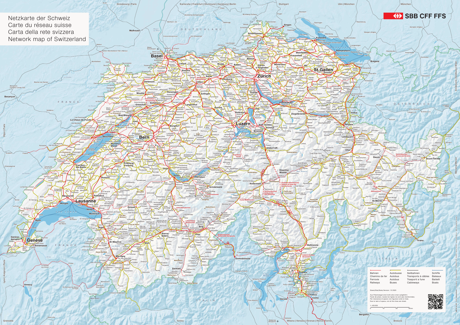Plano oficial de la red nacional multimodal