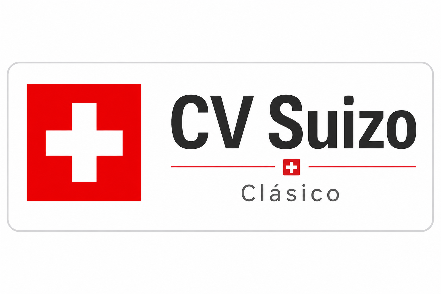 Vista previa del CV Suizo Clásico