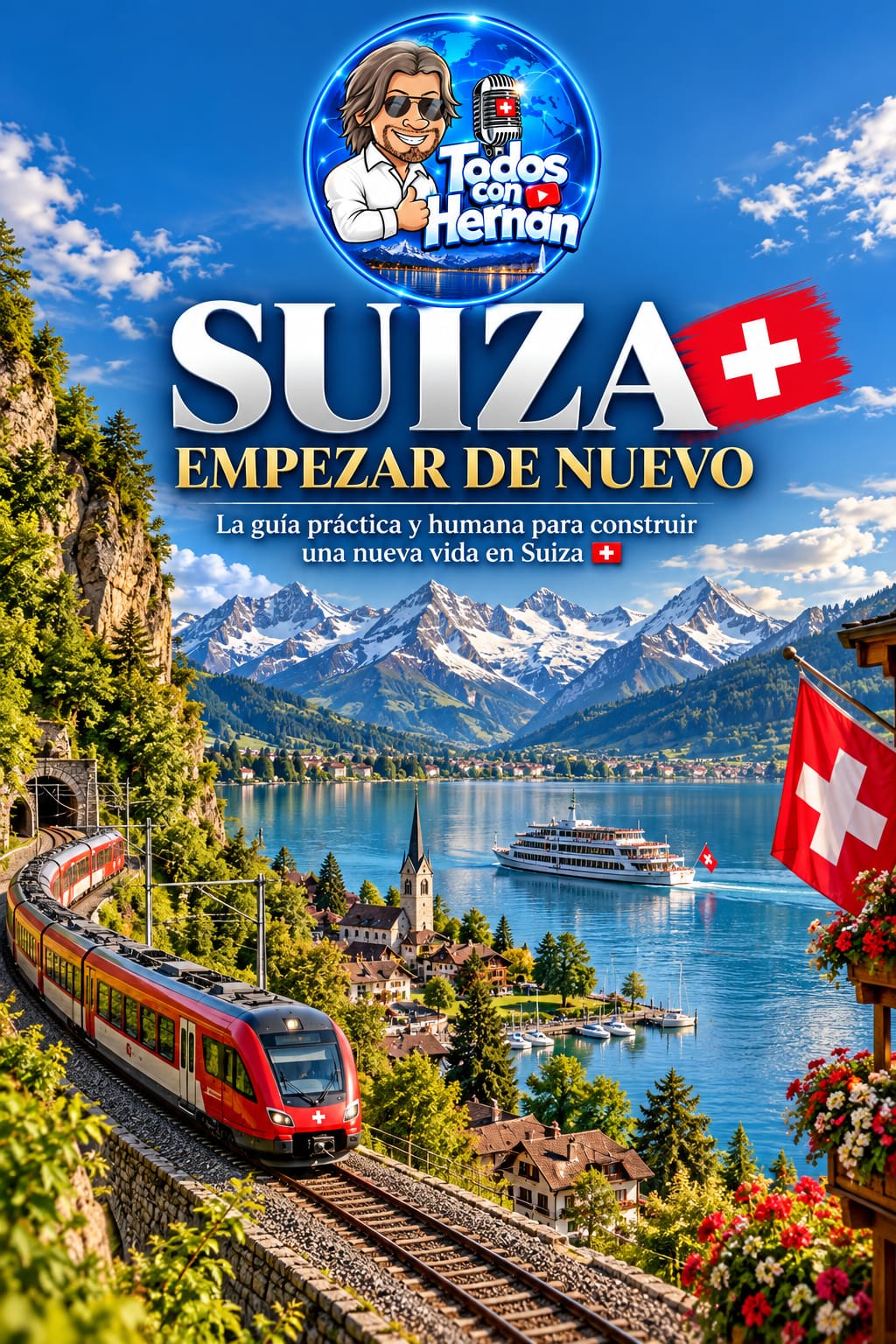 Portada de Suiza: empezar de nuevo, de Todos con Hernán
